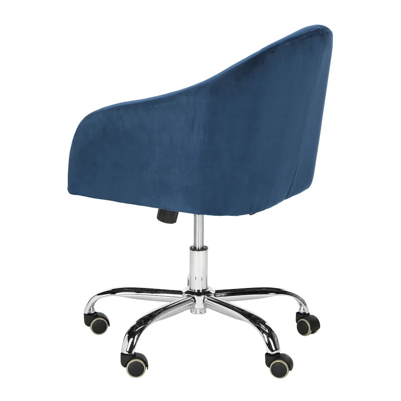 Chaise de bureau pivotante et réglable capitonnée - 24Lx22Px35H