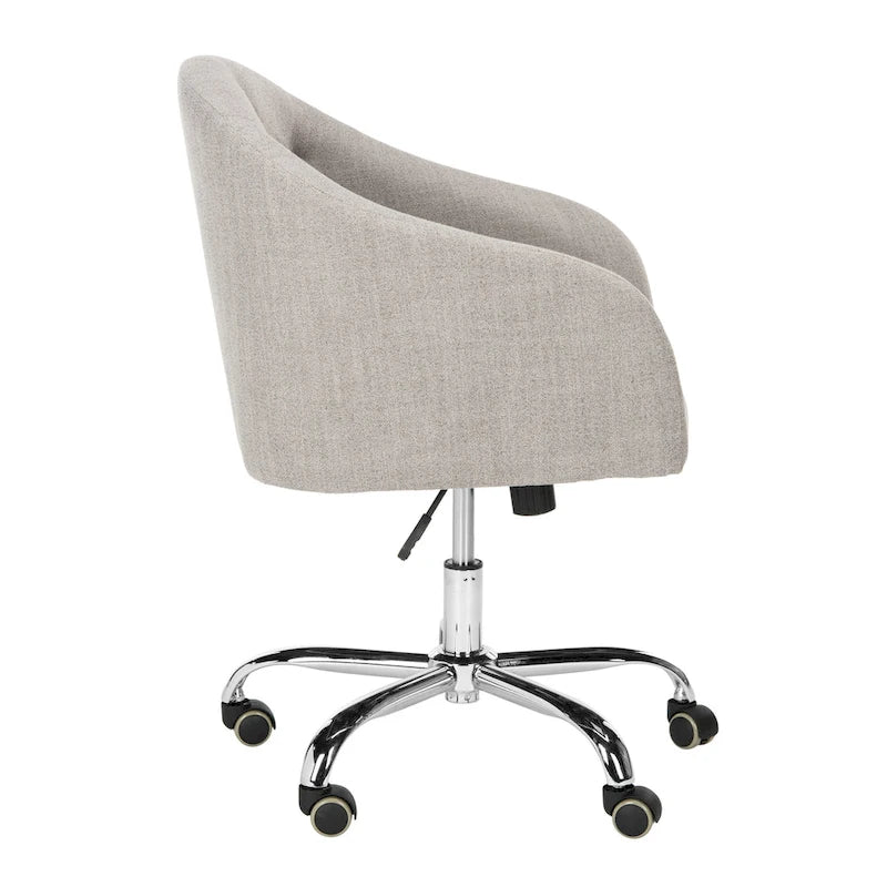 Chaise de bureau pivotante et réglable capitonnée - 24Lx22Px35H