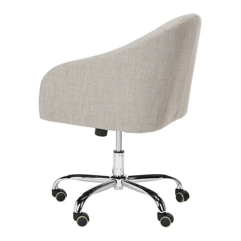 Chaise de bureau pivotante et réglable capitonnée - 24Lx22Px35H