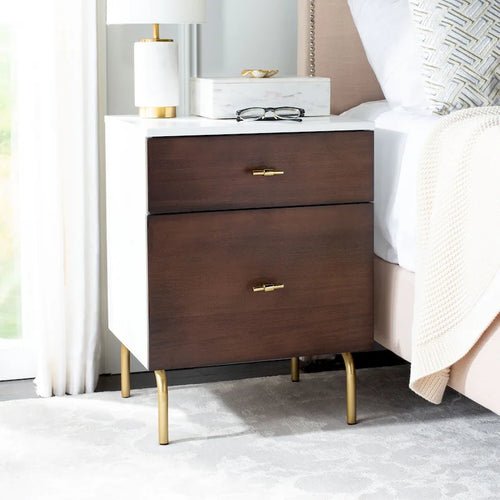 SAFAVIEH Genevieve 2-drawer Nightstand