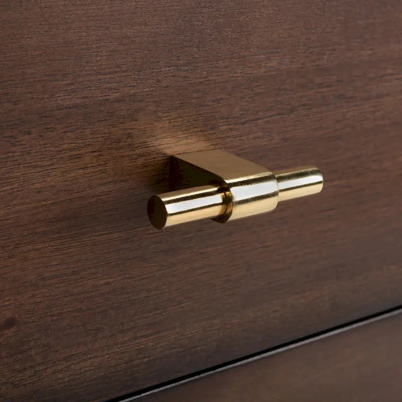Table de chevet à 2 tiroirs avec étagère ouverte – Table d'appoint de chambre à coucher moderne avec rangement