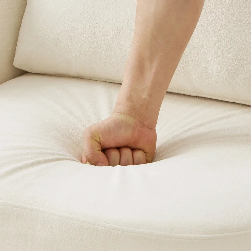 Fauteuil rond pivotant 360° en chenille avec design incurvé ergonomique et capacité de 200 kg