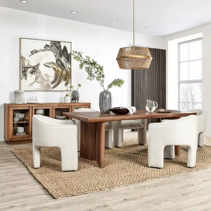 Classic Home Selena 84 Mango Wood Dining Table in Umber - 84Wx40Dx30H