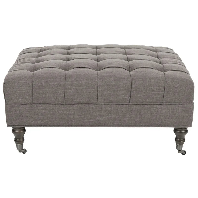 Table basse pouf capitonné – Repose-pieds et pièce d'appoint pour salon