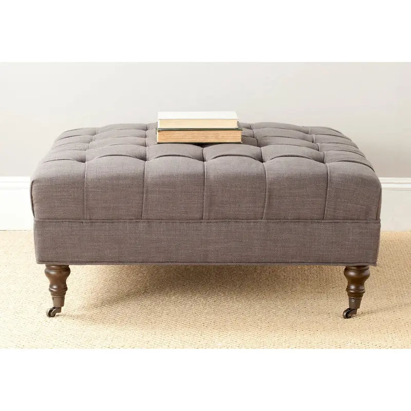 Table basse pouf capitonné – Repose-pieds et pièce d'appoint pour salon