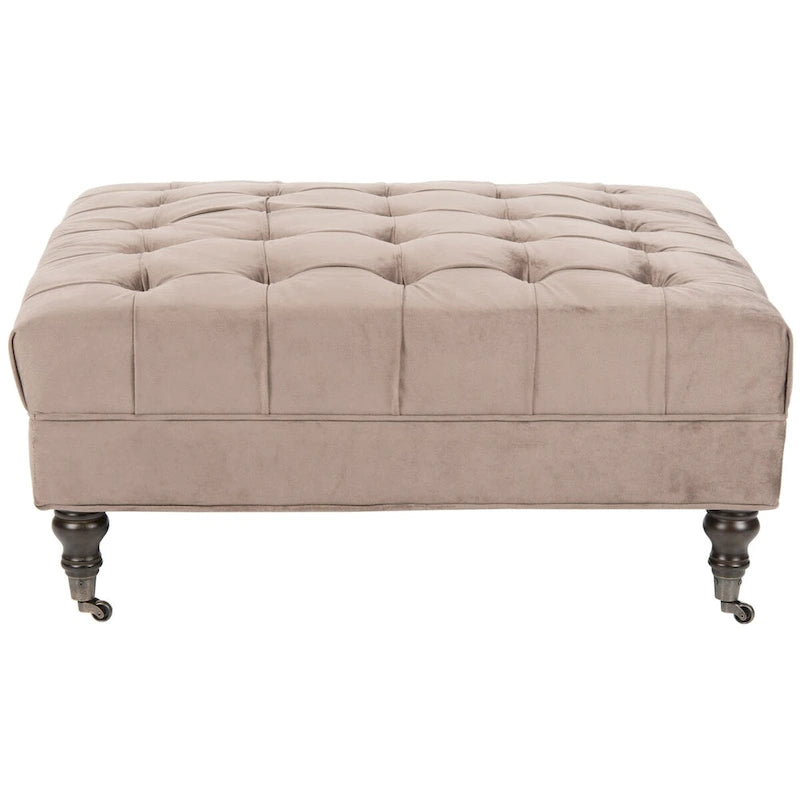 Table basse pouf capitonné – Repose-pieds et pièce d'appoint pour salon