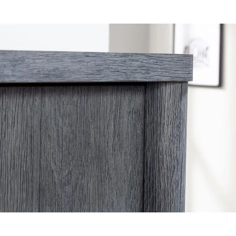 Dover Edge Double Armoire de Rangement Double Porte avec Étagère Réglable et Tiroir – Chêne Denim
