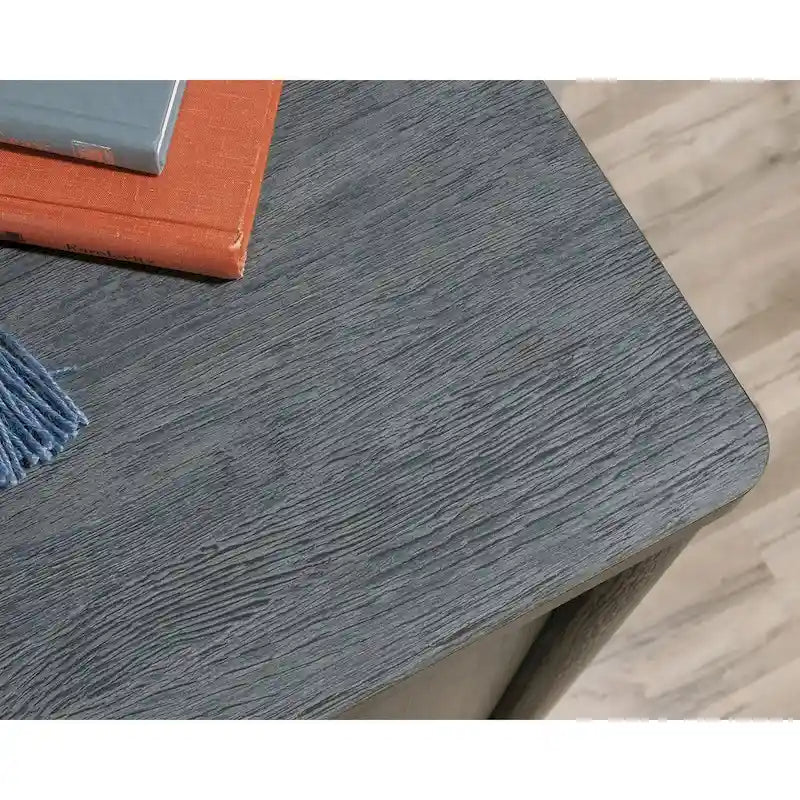 Dover Edge Double Armoire de Rangement Double Porte avec Étagère Réglable et Tiroir – Chêne Denim