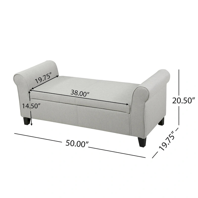 Banc de rangement moderne pour chevet, salon et entrée