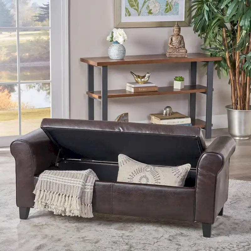 Banc de rangement moderne pour chevet, salon et entrée