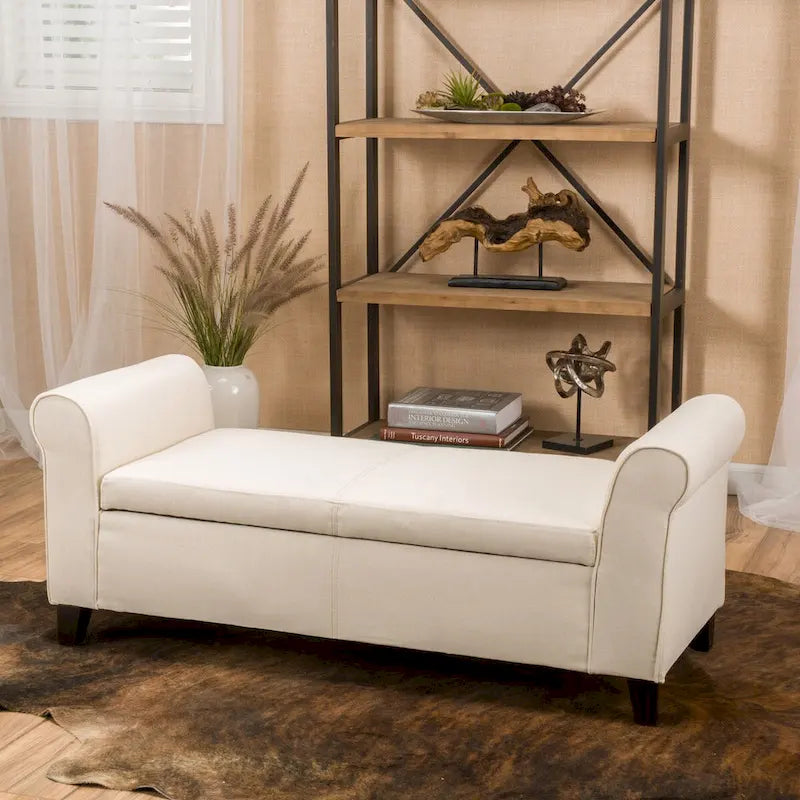 Banc de rangement moderne pour chevet, salon et entrée